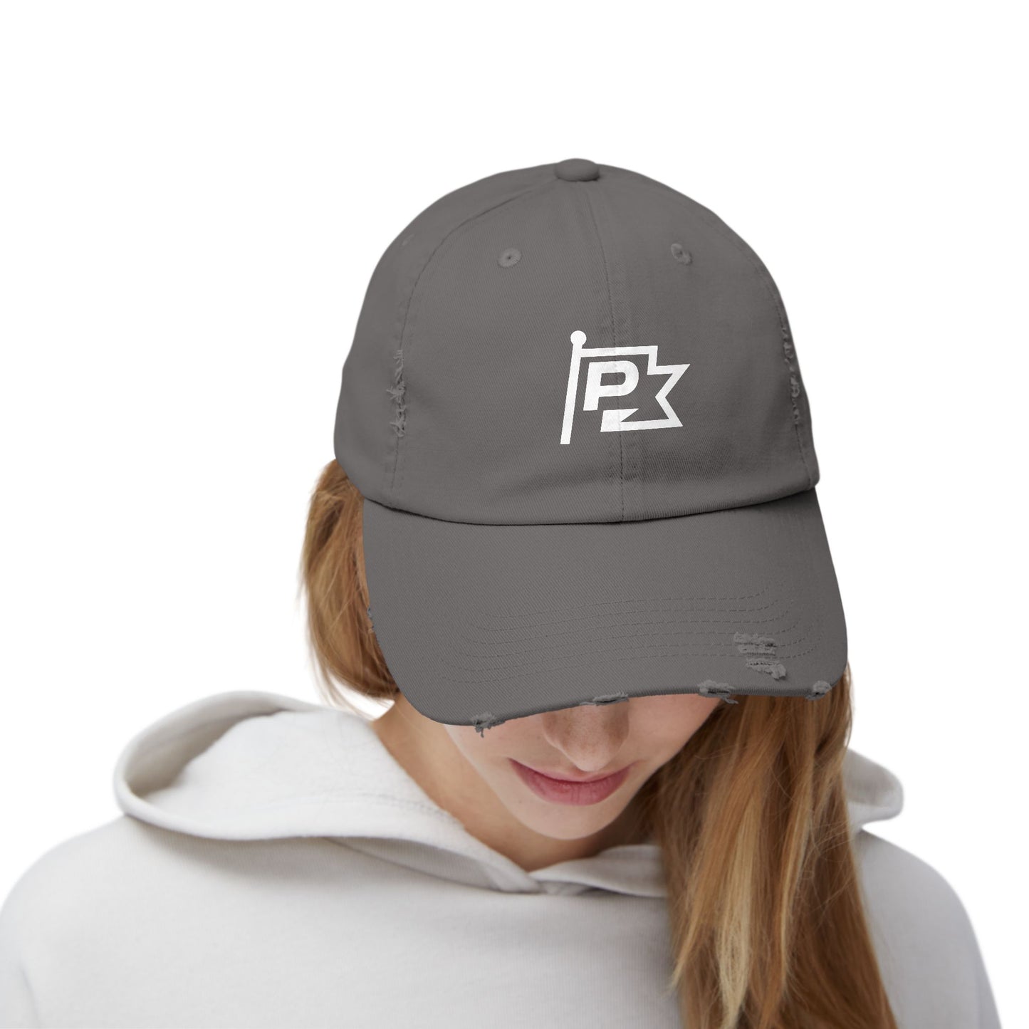 P Flag Distressed Cap