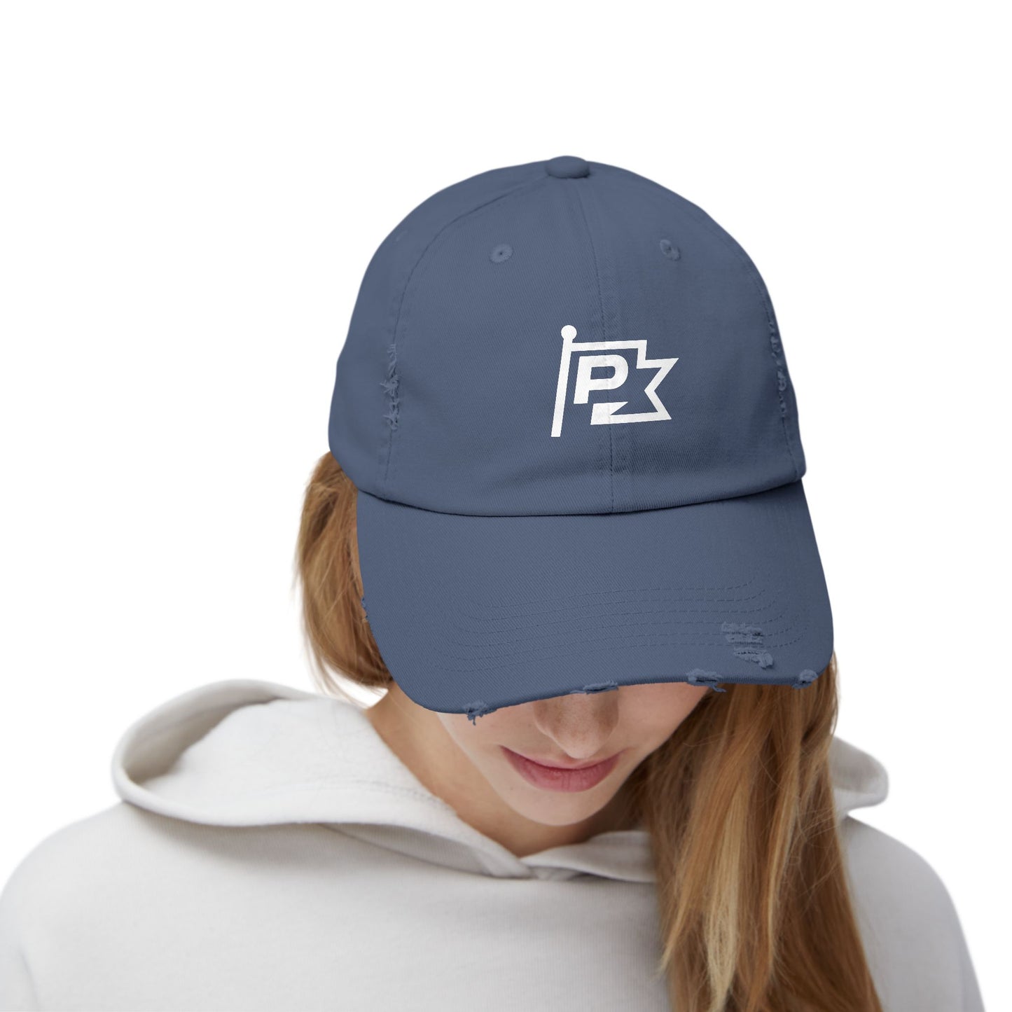 P Flag Distressed Cap